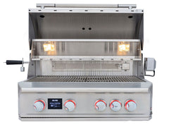 Blaze LTE Pro 32-Inch 4-Burner Built-In Gas Grill with Digital Display and Rotisserie – BLZ-4LTEPRO