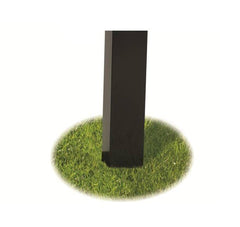 Black Painted Steel In-Ground Post (BL48G)
