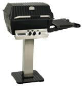 Stainless Steel Patio Post Broilmaster with Cast Iron Base (SS26P) 