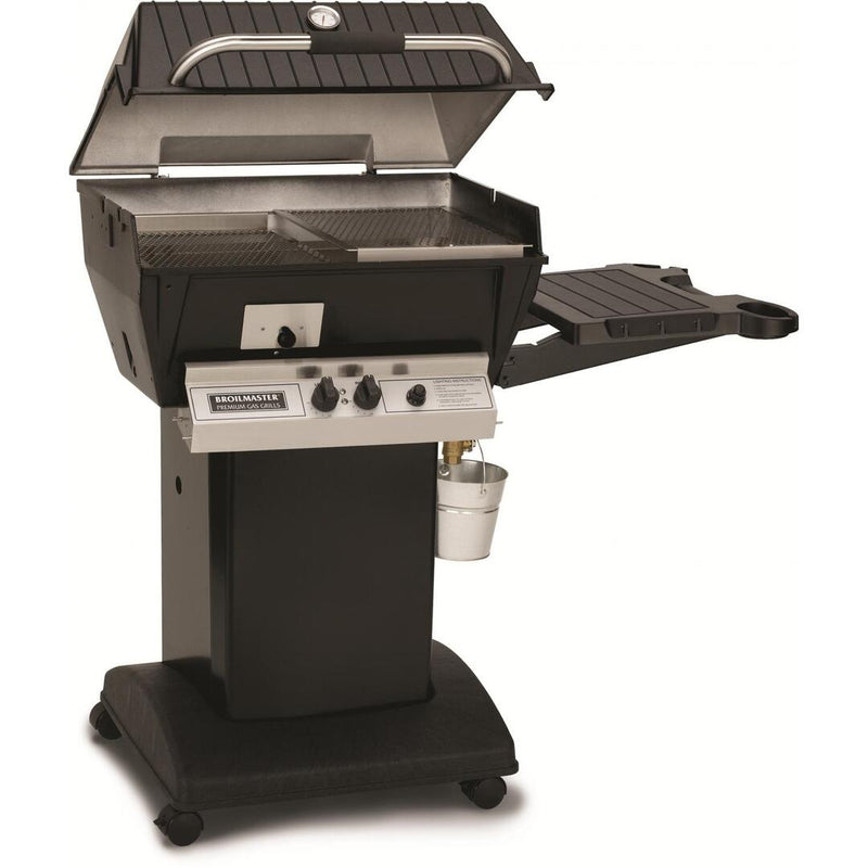 Broilmaster Qrave Series 27-Inch Freestanding Liquid Propane Grill with 1 Standard Burners in Black Q3PK1