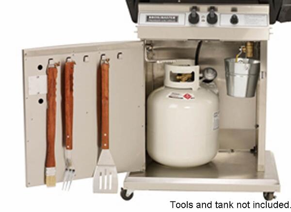 Stainless Steel Storage Cart/Base with Removable Casters (PSCB1)