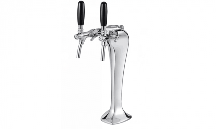 Bull Grills Standard Size Accessories Series Kegerator Beer Dispenser Double Tap Left Hinge Outdoor 17950
