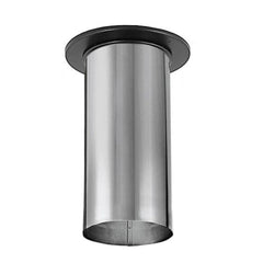 6" DuraBlack Stainless Steel Slip Connector - 6DBK-SCSS