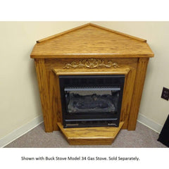 Buck Stove Classic Corner Mantel Accessory Model 34, 329, 384 Gas Stove PA KDFPC34