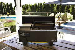 HALO Prime300 Battery Powered Countertop Pellet Grill with 300 sq in Cooking Area HS-1005-ANA