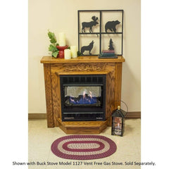 Buck Stove Delux Mantel Accessory for Model 1127 1110 Gas Stove PA KDM1127