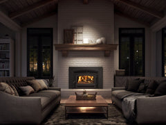 Enerzone 36 Inch Destination 1.9 Wood Burning Insert Compact High-Efficiency Heater Indoor EB00066