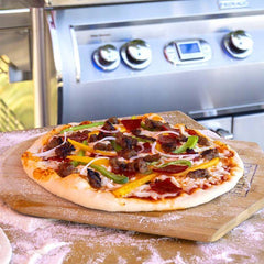 Pizza Stone Kit with Wooden Pizza Peel 3514