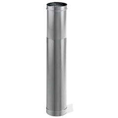 6" DuraBlack Stainless Steel 44" - 68" Telescoping Length - 6DBK-TLSS