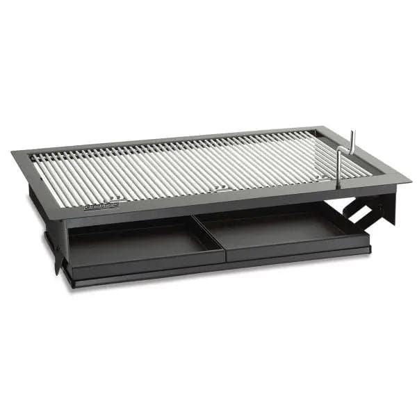 Fire Magic Legacy 31-Inch Charcoal Firemaster Drop-In Grill, Black Powder Coat 3324