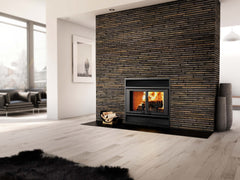 Valcourt Manoir Wood Burning Fireplace Package Indoor FP1LM + VA1FE Series