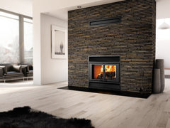 Valcourt Manoir Wood Burning Fireplace Package Indoor FP1LM + VA1FE Series