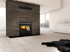Valcourt Manoir Wood Burning Fireplace Package Indoor FP1LM + VA1FE Series