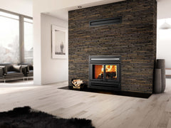 Valcourt Manoir Wood Burning Fireplace Package Indoor FP1LM + VA1FE Series
