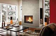 Valcourt Antoinette Wood-Burning Fireplace Package Indoor FP7CB + VA7071 + VA7 Series