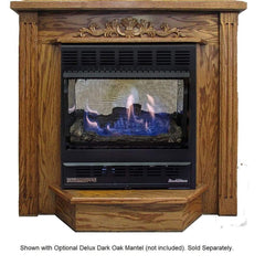 Buck Stove Model 1127 Vent Free Gas Heating Stove with Blower Natural Gas Fuel NV C11272NAT