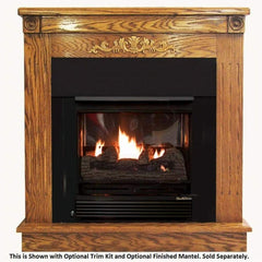 Buck Stove Model 32 Freestanding Ventless Gas Stove with Blower Natural Gas Fuel Includes Stove and Blower NV 323