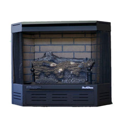 Buck Stove, Model 329, Freestanding Ventless Gas Stove with Blower, Natural Gas Fuel NV C329B3NAT