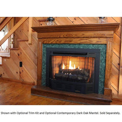 Buck Stove, Model 329, Freestanding Ventless Gas Stove with Blower, Natural Gas Fuel NV C329B3NAT