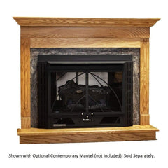Buck Stove Model 34 Contemporary Vent Free Gas Stove with Blower Indoor NV 344EBNAT-CONTMP