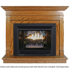Buck Stove Model 34 Contemporary Vent Free Gas Stove with Blower Indoor NV 344EBNAT-CONTMP