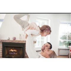 Buck Stove Model 34 Manhattan Vent Free Gas Stove with Blower Indoor NV 344EB Series