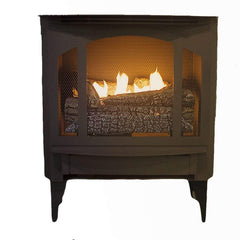 Buck Stove Model T-33 33-Inch Freestanding Gas Stove with Blower and Legs Indoor NV T-33NAT