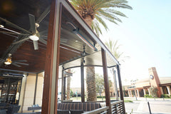 Infratech SL-Series Slimline Single Element 2400Watt Outdoor Electric Heater 277V SL2427BL