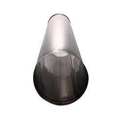 6" x 48" DuraBlack Stainless Steel Single-Wall Pipe - 6DBK-48SS