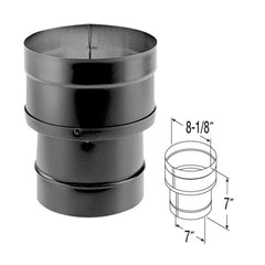 DuraBlack 7" to 8" Increaser - 7DBK-X8