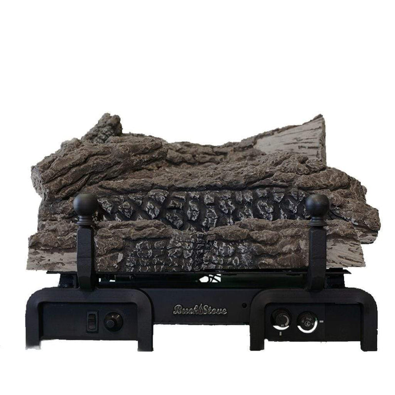 Buck Stove 18-inch Ceramic Series Vent-Free Log Set GL CR18MVNAT