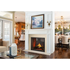 Majestic Marquis II 42 Inch See-Through Traditional Direct Vent Natural Gas Fireplace with IntelliFire Touch Ignition System MARQ42STIN