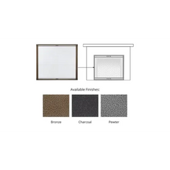 Majestic Marquis II 42 Inch See-Through Traditional Direct Vent Natural Gas Fireplace with IntelliFire Touch Ignition System MARQ42STIN