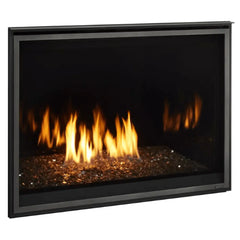Majestic Meridian Modern 36 Inch Top Direct Vent Natural Gas Fireplace with IntelliFire Touch Ignition System MER36MN