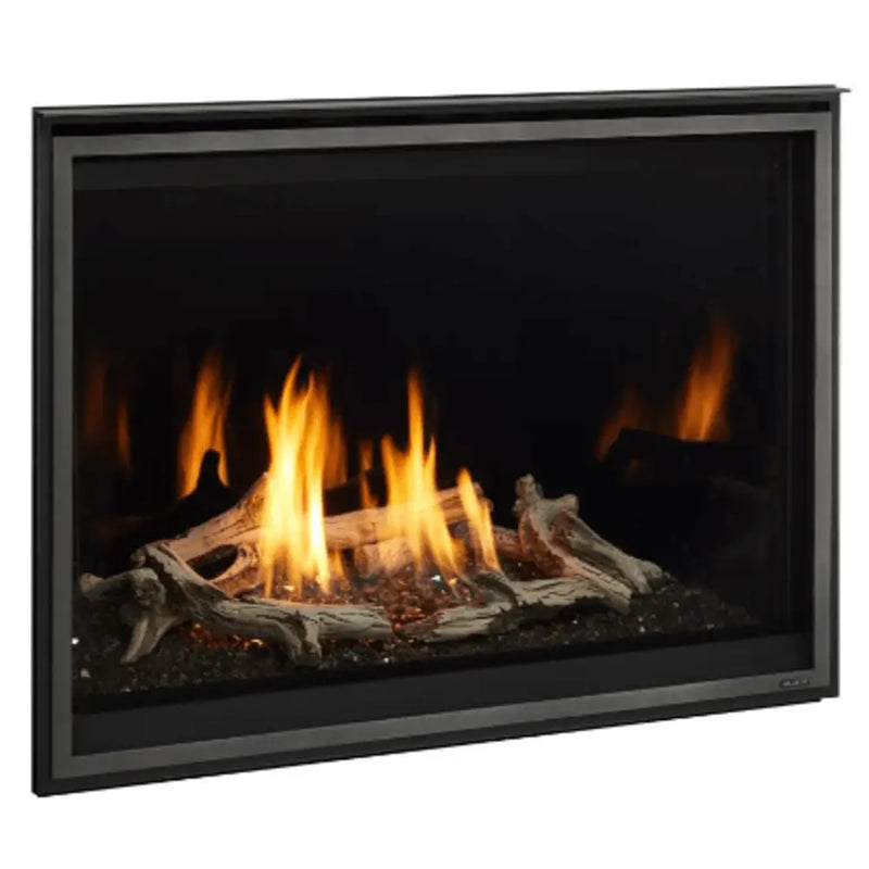 Majestic Meridian Modern 36 Inch Top Direct Vent Natural Gas Fireplace with IntelliFire Touch Ignition System MER36MN