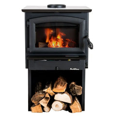 Buck Stove Non-Catalytic Freestanding Wood Burning Stove w/ Blower FP 21