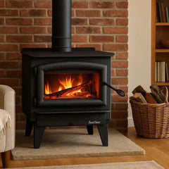 Buck Stove Non-Catalytic Freestanding Wood Burning Stove w/ Blower FP 21