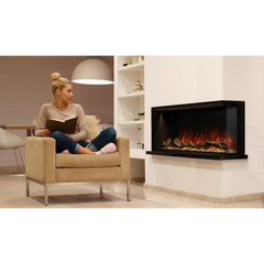Modern Flames 44 Inch Landscape Pro Multi-Sided Built In Electric Fireplace LPM-4416