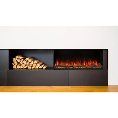 Modern Flames 56 Inch Landscape Pro Multi-Sided Built In Electric Fireplace LPM-5616