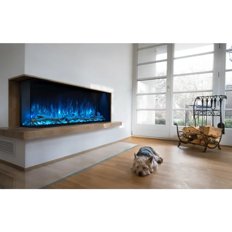 Modern Flames 56 Inch Landscape Pro Multi-Sided Built In Electric Fireplace LPM-5616