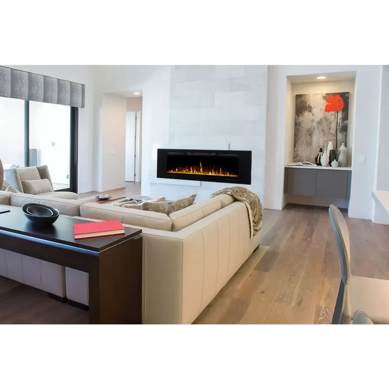 Modern Flames 60 Inch Challenger Recessed/Wall Mount Electric Fireplace CEF-60B