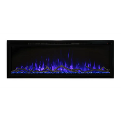 Modern Flames 60 Inch Spectrum Slimline Recessed/Wall Mount Electric Fireplace SPS-60B
