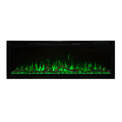 Modern Flames 60 Inch Spectrum Slimline Recessed/Wall Mount Electric Fireplace SPS-60B