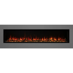 Modern Flames 68 Inch Landscape Pro Slim Built In Electric Fireplace LPS-6814