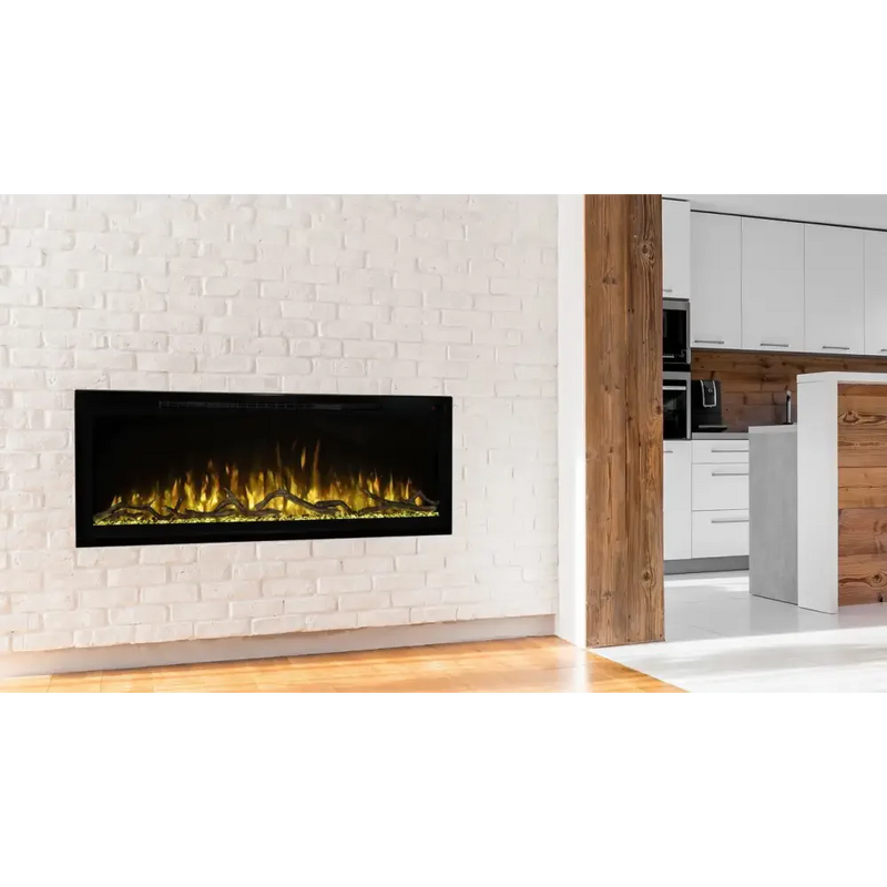 Modern Flames 74 Inch Spectrum Slimline Recessed/Wall Mount Electric Fireplace SPS-74B