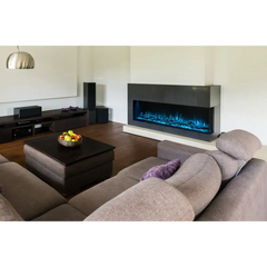 Modern Flames 80 Inch Landscape Pro Multi-Sided Built In Electric Fireplace LPM-8016
