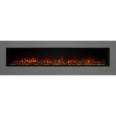 Modern Flames 80 Inch Landscape Pro Slim Built In Electric Fireplace LPS-8014