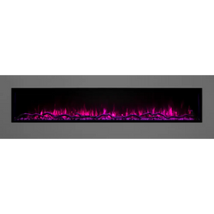 Modern Flames 80 Inch Landscape Pro Slim Built In Electric Fireplace LPS-8014