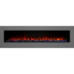 Modern Flames 80 Inch Landscape Pro Slim Built In Electric Fireplace LPS-8014