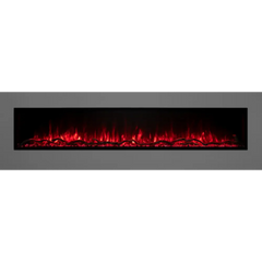 Modern Flames 80 Inch Landscape Pro Slim Built In Electric Fireplace LPS-8014